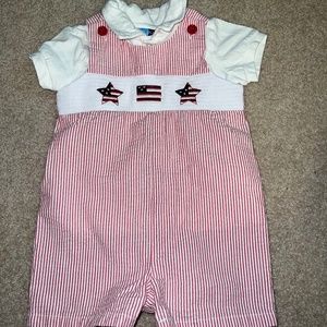 Goodlad 24 months.  2 piece.  Patriotic Jumper & shirt set